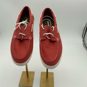 Timberland Union Wharf Rust Canvas Boat Shoe
